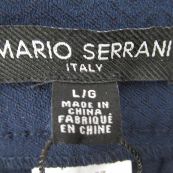 Mario Serrani Women's Pants Large, Blue NEW - Picture 3 of 3
